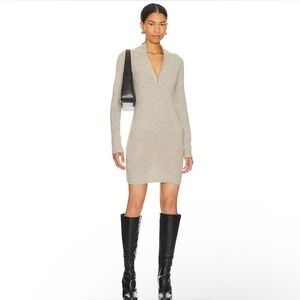 Lovers + Friends - Anthea Sweater Dress in Heather Gray
